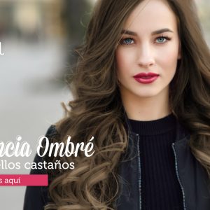 Tendencia ombré para cabellos castaños