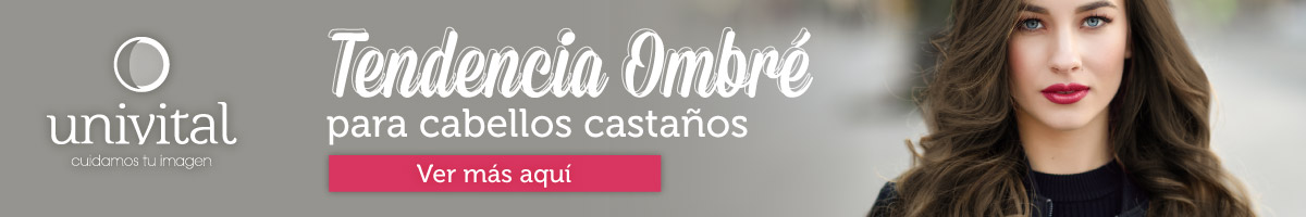 Tendencia ombré para cabellos castaños